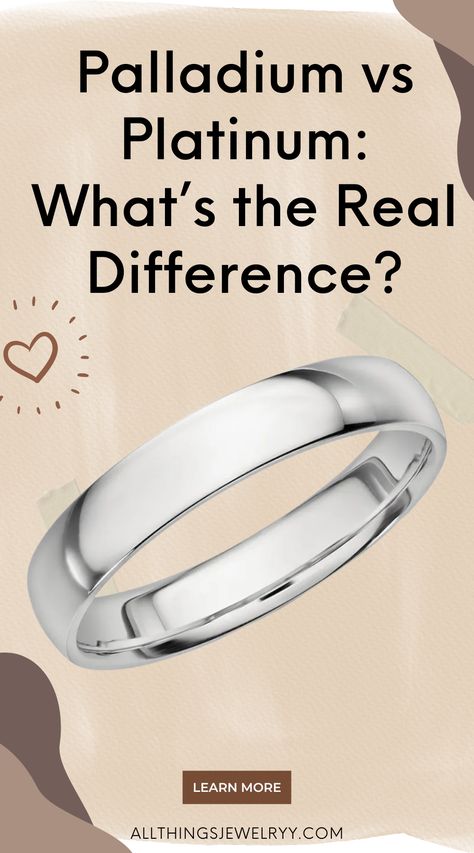 Palladium and platinum are considered precious metals, but which one is better? Find out the difference and how to choose in this guide. Platinum Rings Women, Platinum Wedding Band Womens, Platinum Vs White Gold, Palladium Jewelry, Palladium Ring, Platinum Wedding Band, Platinum Jewelry, Platinum Ring, Buying Jewelry