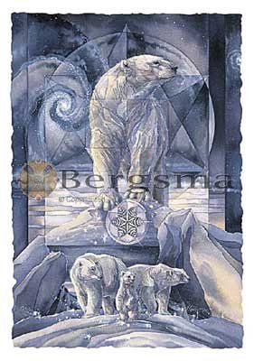 Jody Bergsma Art, Bergsma Art, Jody Bergsma, Bear Totem, Cute Polar Bear, Bear Quilts, Earth Design, Art Carte, Animals In Art