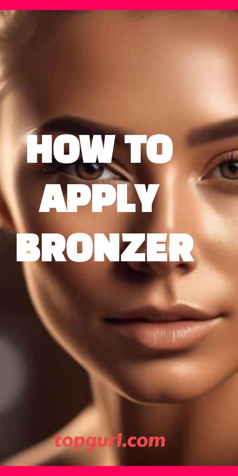 Discover the best techniques for applying bronzer to achieve a natural sun-kissed glow. Learn the proper placement and blending methods to enhance your features and give your complexion a radiant, healthy appearance. Master the art of bronzer application and elevate your makeup routine effortlessly. Summer Bronze Makeup Sun Kissed, How To Apply Bronzer For Beginners, Bronzed Makeup Look Sun Kissed, Bronzer Placement, Where To Apply Bronzer, Bronzer Tutorial, Applying Bronzer, Bronzer Application, Apply Bronzer