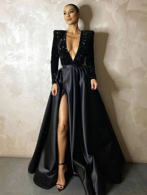 Elegant Evening Dresses, Dress Hire, Long Sleeve Prom, Sequin Evening Dresses, Elegant Party Dresses, Christmas Party Dress, Prom Dresses With Sleeves, Dress Satin, Prom Dresses Long With Sleeves