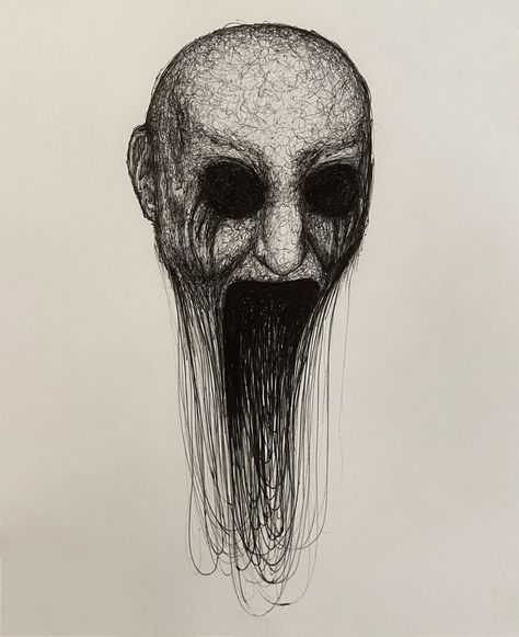 How To Draw Creepy Faces, Creepy Art Style Sketch, Scary Drawing Dark Art, How To Draw Creepy Things, Eyes Drawing Scary, Disappointed Drawing, Scary Drawing Ideas Sketches, Dark Art Ideas, Dark Draw Ideas Sketch