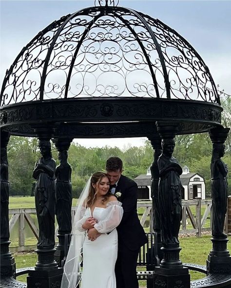 🏰 We’re thrilled to unveil this Cast Iron Gazebo we recently completed for a beautiful horse farm in Kentucky! Now it’s your turn to transform your garden or wedding venue into a stunning oasis with our exquisite iron gazebos, each showcasing elegant European-style craftsmanship. Our gazebos are meticulously crafted to elevate the beauty of any outdoor space, providing a perfect backdrop for unforgettable moments. Whether you’re planning a romantic ceremony or simply wish to enhance your gar... Iron Gazebo, Romantic Ceremony, Horse Farm, Beautiful Horse, Horse Farms, European Style, Beautiful Horses, European Fashion, Wedding Venue