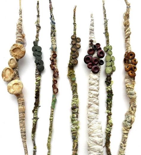 Julia Wright (@julia_._wright) • Instagram photos and videos Weaving Drawing, Embroidery Vines, Handdyed Yarn, Organic Sculpture, Mixed Media Textiles, Fine Art Textiles, Fiber Sculpture, Textile Art Embroidery, Textile Sculpture