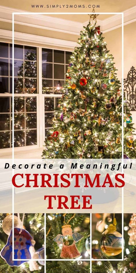 Sentimental Ornaments, Christmas Card Book, Fashion Christmas Tree, Christmas Trees For Kids, Meaningful Christmas, Classic Christmas Tree, Family Ornaments, Memory Tree, Fresh Christmas Trees