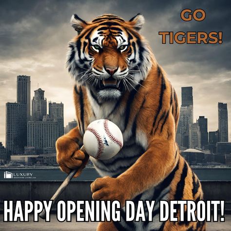 🎉 Happy Opening Day, Detroit and the great state of Michigan! 🎉 Fingers crossed, but it seems like the weather might just cooperate today! 🌞  We were already excited for baseball season, but with the Tigers starting off with a 5-1 record, our excitement has skyrocketed! 🚀  We're definitely tuning in, one way or another! Go Tigers! 🐯⚾️🐯  #DetroitTigers #OpeningDay #Detroit #PureMichigan Detroit Sports, Detroit Tigers Baseball, Go Tigers, Tigers Baseball, State Of Michigan, One Way Or Another, Fingers Crossed, Baseball Season, Pure Michigan