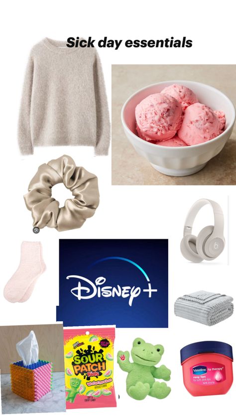 What you need for a sick day Cold Sick, Sick Day Essentials, Lilly Pulitzer Outfits, Vaseline Lip Therapy, Vaseline Lip, Rosy Lips, Sick Day, Chewy Candy, Sour Patch Kids