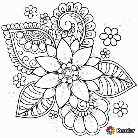 Ink Drawings Easy, Mandela Colouring Pages, Glass Painting Designs Pattern Printable, Easy Mandala Coloring Pages, Flower Mandala Coloring Pages, Mandala Flower Design, Mandala Colouring, American Traditional Tattoo Ideas, Traditional Tattoo Ideas