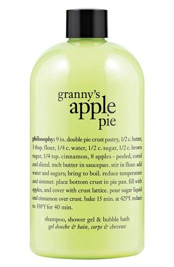 'granny's apple pie' Shampoo, Shower Gel & Bubble Bath | philosophy Philosophy Shower Gel, Philosophy Beauty, Philosophy Products, Homemade Apple Pies, Bath Gel, Homemade Apple, Bath And Bodyworks, Body Skin Care Routine, Diy Skin Care