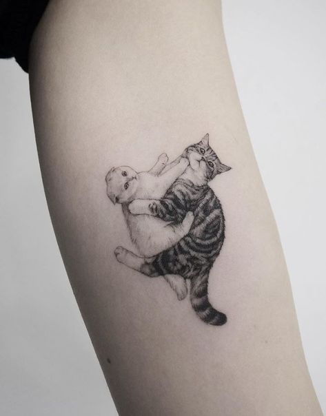 Minimal Cat Tattoo, A Cat Tattoo, Martin Buber, Cat Tatto, See Tattoo, Tato Minimal, Cute Cat Tattoo, Tattoo Placements, Cat Tattoos