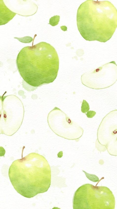 Apple Background, Pattern And Texture, Fruit Wallpaper, Witchy Wallpaper, Watercolor Fruit, Scrapbook Background, Texture Images, Iphone Wallpaper Themes, Phone Wallpaper Patterns