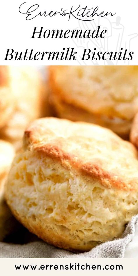 These delectable homemade buttermilk biscuits are golden on the outside, with fluffy, flaky layers on the inside. Amish Biscuits, Homemade Biscuit Recipe, Flaky Buttermilk Biscuits, Bisquick Biscuits, Homemade Biscuit, Homemade Buttermilk Biscuits, Buttermilk Biscuits Recipe, Fluffy Biscuits, Flaky Biscuits