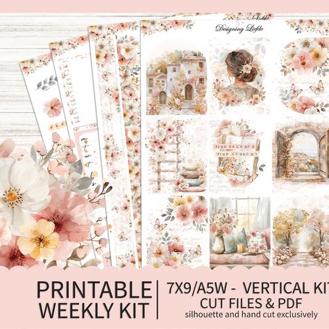 ♡ Harmony Weekly Kits are Live! ♡ Discounted with 40% off 😘 Thank you for showing the printable shop so much love 🥰 You are the best! I will be bringing listings over from the physical shop over the next few weeks ☺️🤗❤️ Lots of love Yvonne ♡ A4 Sticker, Vertical Weekly Planner, Main 1, Printable Weekly Planner, Weekly Planner Stickers Kit, Vertical Planner, Weekly Planner Printable, Printable Planner Stickers, Planner Sticker