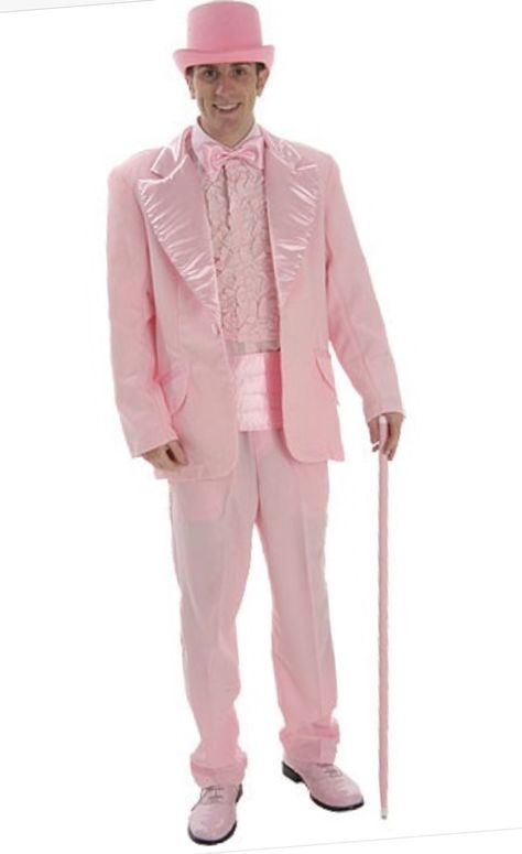 Pink Tuxedo Men, James And The Giant Peach Costume, Pink Tux, Formal Wear Men, Men Formal Wear, Tux Prom, Pink Tuxedo, Peach Costume, Vintage Tuxedo