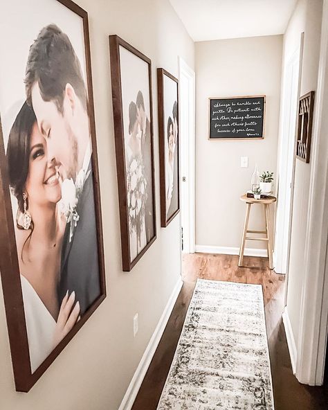 Smallwood Home on Instagram: “XL Custom Framed Photos are 50% Off 👌 Plus, an extra 15% off with code SPRING today - SmallwoodHome.com/520” Wedding Picture Walls, Smallwood Home, Wedding Photo Walls, Wedding Photo Display, Photo Wall Display, Family Photo Wall, Photo Wall Decor, Framed Photos, Class Room