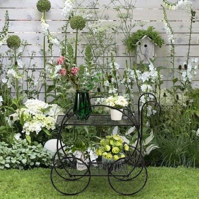 Improve Style, Flower Pot Stand, Iron Plant Stand, Support Pour Plante, Tiered Garden, Garden Cart, Support Plante, Flower Cart, Pot Stand