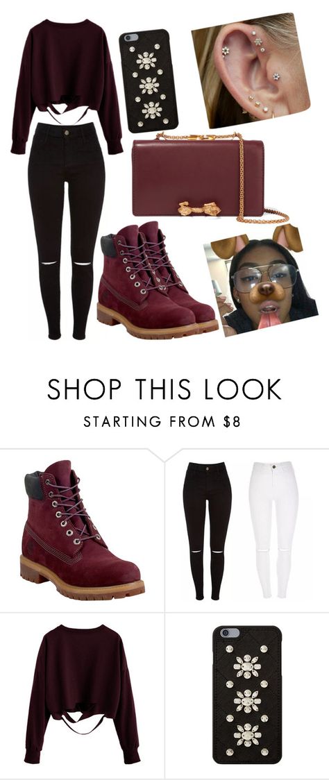 "Burgundy Outfit" by mz-ryahlife ❤ liked on Polyvore featuring Timberland, MICHAEL Michael Kors and Valentino Burgundy Timberlands, Timberlands Outfit, Timberland Outfits Women, Timberland Outfit, Timberland Boots Outfit, Timberland Outfits, Burgundy Outfit, Timberlands, Timberlands Women