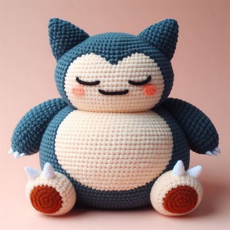 Crochet Gaming Patterns, Amigurumi Free Pattern Pokemon, Snorlax Crochet Pattern Free, Gengar Crochet Pattern Free, Bulbasaur Crochet Pattern Free, Crochet Patterns Pokemon, Amigurumi Pokemon Free Pattern, Snorlax Crochet Pattern, Fluffy Yarn Crochet Projects