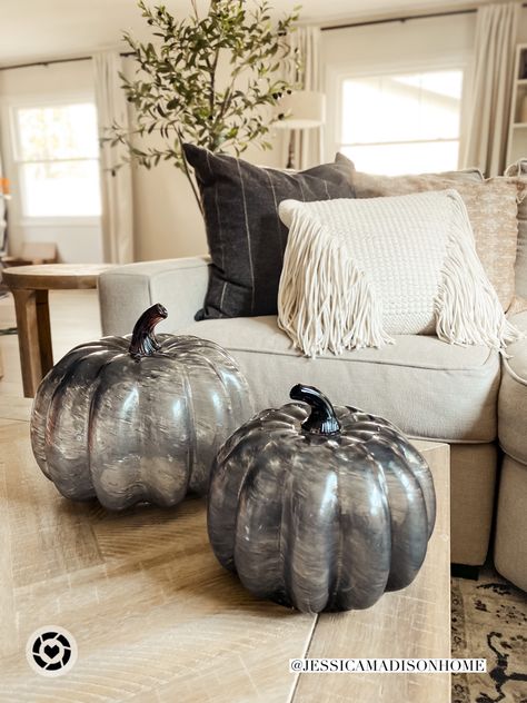 Fall decor with a Pottery Barn look without the Pottery Barn pricetag Pottery Barn Look, Pottery Barn, Decorative Jars, Fall Decor, Marble, Farmhouse, Halloween, Glass