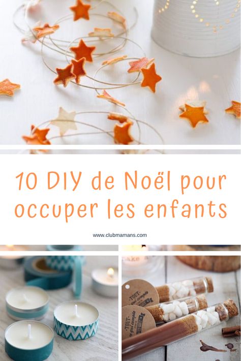 10 DIY de Noël tout simples et tout beaux, pour occuper les enfants : de la déco, des cadeaux, pleins d'idées quoi ! Deco Table Noel Diy, Deco Noel Diy, Diy Noel Decoration, Cadeau Noel Diy, Noel Diy, Cadeau Diy, Diy Photo, Diy Christmas Gifts, Diy Christmas