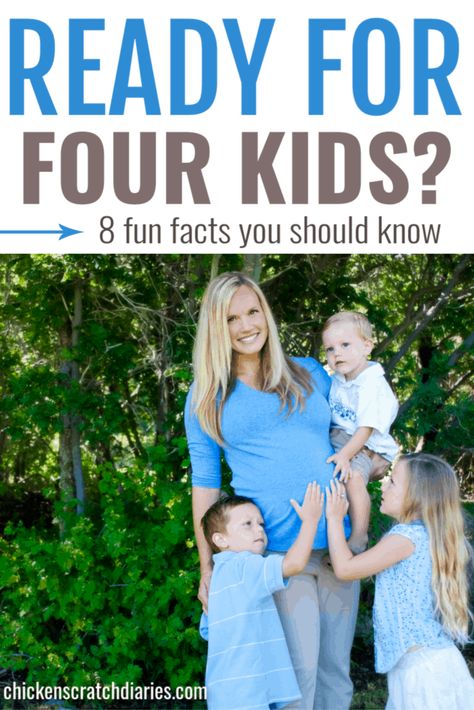 What it's like raising 4 kids: the humor and the truth about having a large(ish) family. #4Kids #BigFamilyLife #Parenting #RaisingKids Positive Parenting Solutions, Parenting Solutions, Four Kids, Chicken Scratch, Family Family, Family Humor, Organization Kids, Christian Parenting, Gentle Parenting