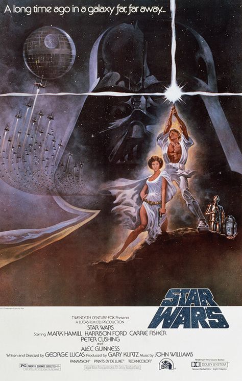 Star Wars: A New Hope poster Alec Guinness, Filmy Vintage, Star Wars Episode Iv, Film Vintage, Iconic Movie Posters, Star Wars 1977, Best Movie Posters, Hope Poster, Movies Worth Watching