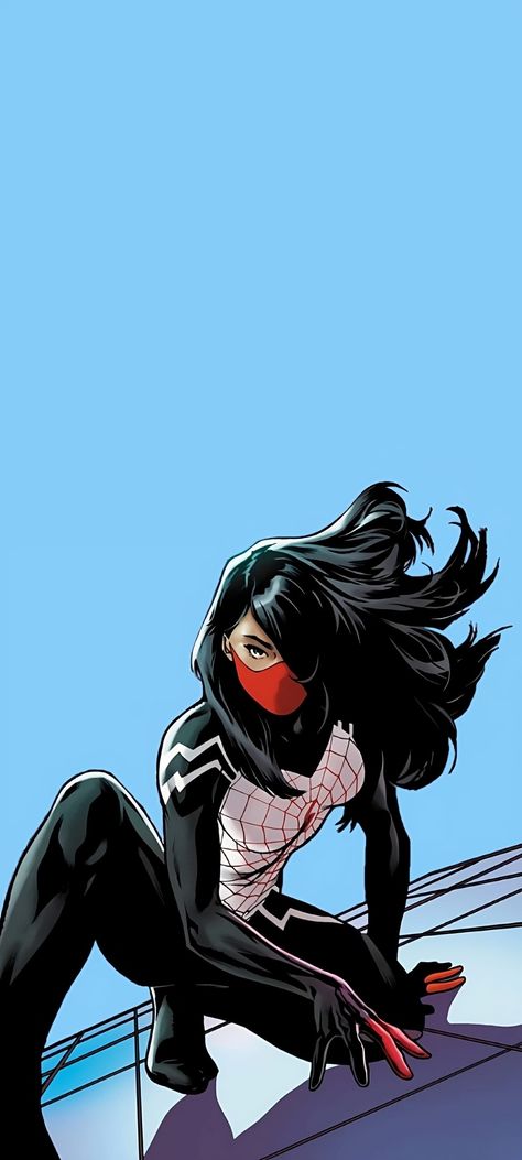 Slik Spiderwomen, Spider Silk Comic, Cindy Moon Wallpaper Aesthetic, Spider Silk Marvel, Spider Silk Wallpaper, Silk Spider Woman Wallpaper, Silk Cindy Moon Wallpaper, Spider Silk Pfp, Silk Pfp Spiderman