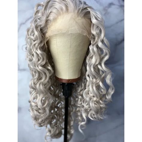 Silver Wig,Curly Wig,Grey Hair Wig,Grey Lace Front Wig,Cosplay Hair Wigs,Wig Silver Gray Human Hair Wigs, Long Curly Hair Color, Style Long Curly Hair, Grey Lace Front Wig, Curly Silver Hair, Hair Color Silver, Silver Wig, Curly Hair Color, Gray Wig