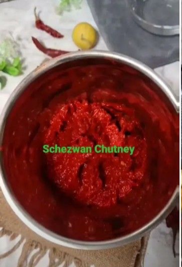 Schezwan Sauce Schezwan Chutney, Chutney Recipe, Chutney Recipes, Chutney, Good Food, At Home