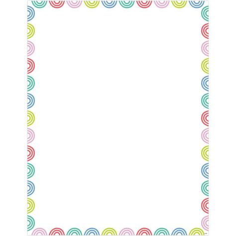 Add in some color wherever you need it with this Rainbow Doodles Blank Chart! Multi-colored rainbows are sprinkled with doodle loops to create a fresh, easy design that can be used anywhere. Perfect for use in any school, home, or office setting. Teacher tip: Use this blank chart to make your own anchor chart! Chart measures 17" x 22". Back of chart includes reproducibles and activity ideas. Rainbow Doodles, Rainbow Border, Shapes Flashcards, Creative Teaching Press, Diy Photo Book, Doodle Borders, Colorful Borders Design, Note Doodles, Bond Paper Design