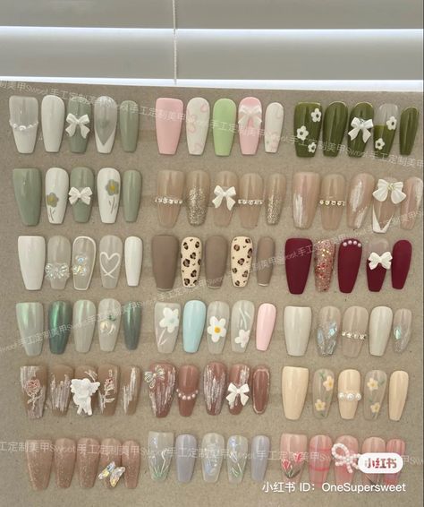 Xiaohongshu Nails, Pastel Color Nails, Nails Japanese, Different Types Of Nails, Korean Nail Art, Asian Nails, Hello Nails, Beauty Nails Design, Korean Nails