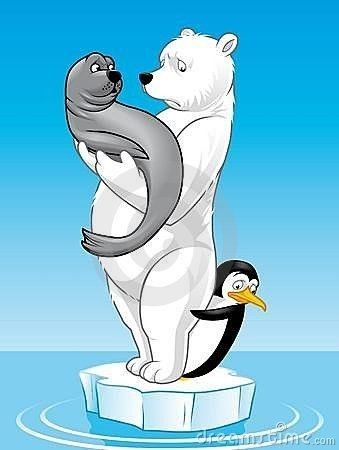 Polar Bear And Penguin, What Is Climate, Polar Bear Illustration, Save Our Earth, Bear Illustration, One Room Challenge, Poster Drawing, 캐릭터 드로잉, Room Challenge