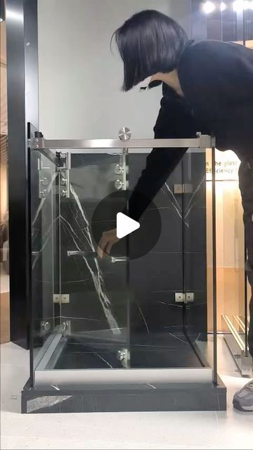 Aleksandr Tarbaev on Instagram: "QW-209 Mini shower box
Capacity:60kgs
Max door width:1000mm
Double upper track & double bottom track
Accessories：Precision casting SS304
Glass to Glass / Glass to wall
❤️💫🥳
Top and bottom track guide the sliding movement of the glass panels very smoothly & steady. 
It’s a improved version sliding door system:
1/ the moving glass 0 ° parallel to the wall
2/ 90° top & bottom track, very steady. 
high quality & stable structure. 🔥🔥🔥
#glassdoor #showerdoorspecialist #minishower #movingshower #showerkit #glassshowerdoors #showerhardware #showerenclosureglass #showerfittings #glassdoorfittings #glassdoorhardware #modernshowers #showerdoorhardware #slidingshowerdoors #framelessshowerdoors #modernshower #framelessshower #framelessglassshower #framelessglassdoo Track Accessories, Shower Box, Shower Door Hardware, Sliding Door Systems, Shower Fittings, Door Fittings, Frameless Shower Doors, Sliding Shower Door, Frameless Shower