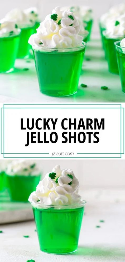 Bday Jello Shots, Green Jello Shots Vodka, St Patty's Day Jello Shots, Saint Patricks Day Jello Shots, Irish Jello Shots With Alcohol, Irish Jello Shots, St Pattys Day Pudding Shots, Irish Shots St Patrick, St Pattys Day Jello Shots Alcohol