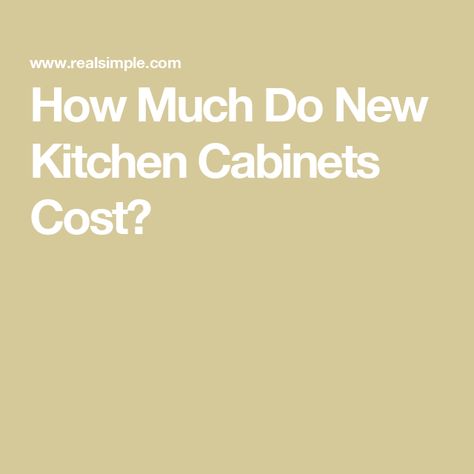 How Much Do New Kitchen Cabinets Cost? New Cabinet Doors, Cost Of Kitchen Cabinets, Flat Panel Doors, Semi Custom Cabinets, Shaker Style Cabinets, Stock Cabinets, New Kitchen Cabinets, Types Of Cabinets, Custom Kitchen Cabinets