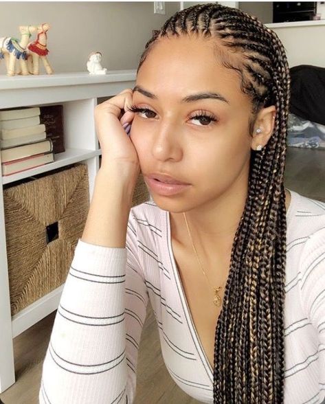 Blonde Box Braids, Fulani Braids, Box Braids Styling, Girls Braids, Cornrow Hairstyles, African Braids Hairstyles, Braided Hairstyles For Black Women, Hair Crush, Box Braids Hairstyles