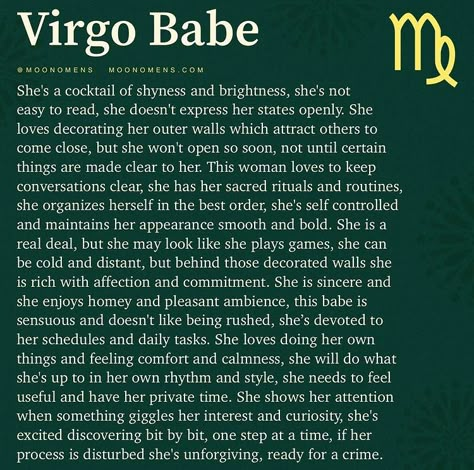 Infj Virgo Woman, Virgo Emotions, Virgo Things, Virgo Goddess, Mystic Arts, Virgo Woman, Virgo Personality, Virgo Girl, Virgo Traits