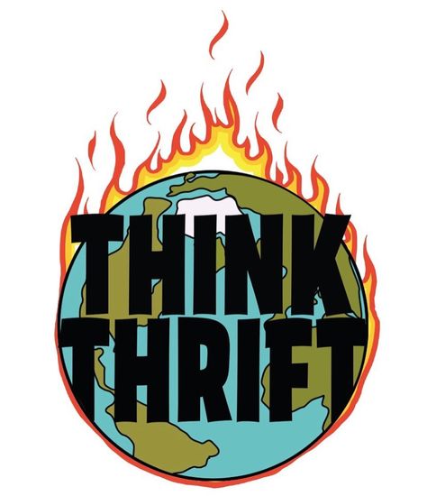 Think Thrift on Instagram: “Exciting news...🗣 WE’VE GOT A NEW LOGO‼️ The world is heating up but so is our stock🔥 Shop sustainably... Think Thrift 🌏 • Depop - tthrift…” Thift Store, Graphic Design Clothing, Kaws Wallpaper, Name For Instagram, Shop Logo Design, October 15, New Logo, Thrift Shopping, Shop Logo