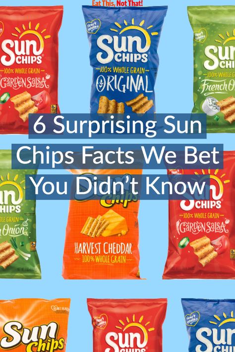 Sun Chips makers get an A for sustainability efforts, and a C- for healthy snacks. #sunchips #groceries #sunchipfacts #foodfacts Homemade Sun Chips, Sunchips Recipe, Sun Chips Recipe, Healthy Chips From Store, Spicy Cheetos, Office Workouts, Sun Chips, Hot Snacks, College Food