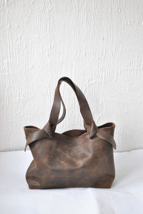 Leather tote bag Laptop bag Dark brown leather bag  Woman bag Dark Brown Leather Bag, Luxury Tote Bags, Luxury Leather Bag, Brown Leather Tote Bag, Women's Bags By Material, Woman Bag, Bag Dark, Brown Leather Totes, Leather Laptop Bag