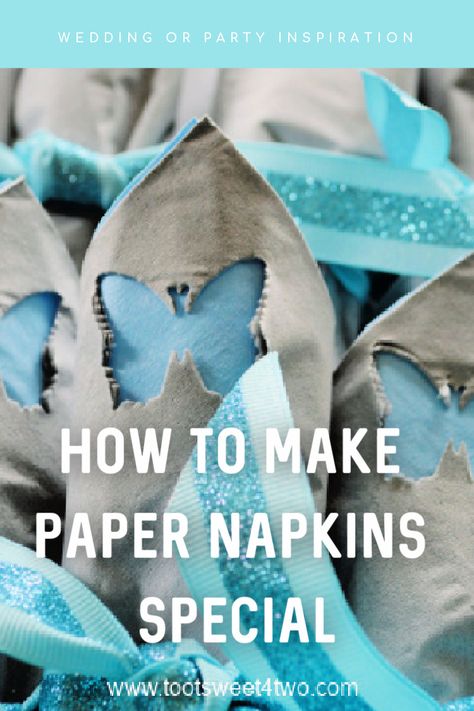 Are you having a party or a special event, such as a wedding, and just haven't been able to find the right paper napkins for your party's theme? Here’s an idea - make paper napkins special with a craft paper punch! When you can't find the right party paper napkins that fit your party theme, try this simple napkin folding project by making your own paper napkins special using crafting paper punches. Includes a step-by-step tutorial on how to fold paper napkins around your plastic utensils. Simple Napkin Folding, Easy Napkin Folding, Craft Paper Punches, Paper Napkin Folding, Paper Serviettes, I Have An Idea, Creative Napkins, Paper Dinner Napkins, Paper Punches