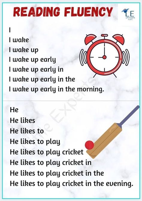 Phonics Reading Activities, English Conversation For Kids, Reading Fluency Passages, Phonics Reading Passages, Free Printables For Kids, Reading Comprehension For Kids, Fluency Passages, Kindergarten Reading Activities, Reading Comprehension Lessons