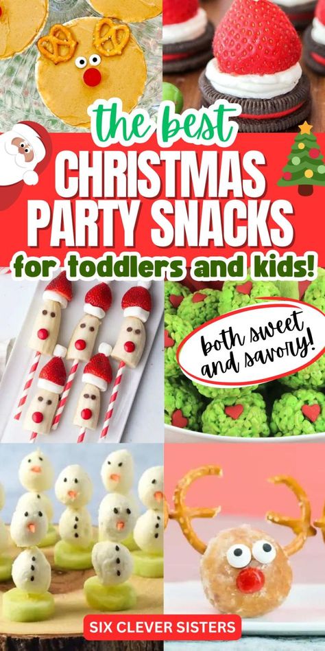 Healthy Christmas snacks and festive treats for the holiday season | food for Christmas parties for kids of all ages Easy Christmas Snacks For Kids, Christmas Snacks For Kids, Easy Christmas Snacks, Christmas Snack Ideas, Christmas Snack Recipes, Gluten Free Christmas Treats, Christmas Snacks Easy, Healthy Christmas Snacks, Christmas Party Snacks