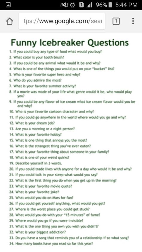 Funny Icebreaker Questions, Funny Ice Breakers, Family Conversation Starters, Icebreaker Questions, Ice Breaker Questions, Kids Questions, Get To Know You Activities, Icebreaker Activities, Ice Breaker Games