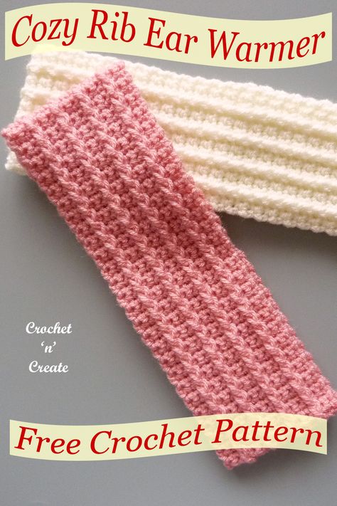 Free crochet cozy rib ear warmer pattern, make for gifts or for yourself. Check it out and don’t forget to save it to your boards. #crochetheadband #crochetearwarmer #crochetforwinter #crochetncreate Crochet Ear Warmer Free Pattern, Crochet Blanket Ideas, Crocheted Headbands, Crochet Ear Warmer Pattern, Crochet Headband Free, Easy Crochet Headbands, Stitch Ears, Crochet Headband Pattern Free, Crochet Headbands