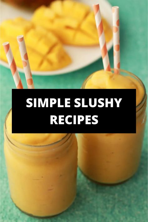 There's nothing more refreshing than a delicious icy slushie drink, read our guide on how to make a slushie using one of 3 SIMPLE methods! Slushy Recipes, Slushie Recipes, Fruit Slushies, Slushy Drinks, Slushie Machine, Slush Recipes, Frozen Drink Recipes, Fruit Slush, Slushie Recipe