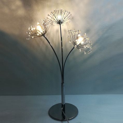 Classic American Bedroom, Ikea Floor Lamp, Dandelion Light, Lamp Study, Crystal Floor, Led Desk Lighting, Crystal Floor Lamp, Floor Lamp Bedroom, Wedding Dress Shop