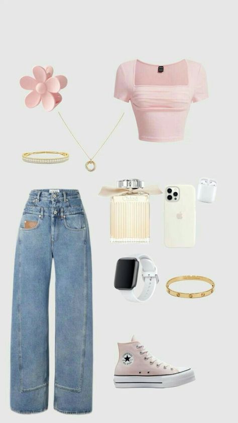 Outfit inspo for girls. Girls Outing Outfit, Trending Clothes For Teen Girls 2024, Cute 13th Birthday Outfits, Girly Outfit Ideas For School, Cute Everyday Outfits Girly, 2024 Teen Girl Outfits, Casual Girly Outfits For School, Must Have Clothes For Teens, Teen Girl Outfits 2024