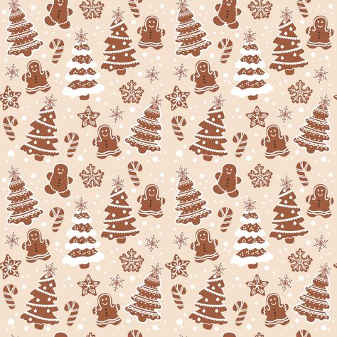 Gingerbread Christmas Background, Ginger Bread Wallpapers, Gingerbread Widget, Gingerbread Christmas Aesthetic, Ipad Wallpaper Christmas Aesthetic, Tan Christmas Aesthetic, Christmas Background Ipad, Ipad Winter Wallpaper, Xmas Wallpaper Ipad