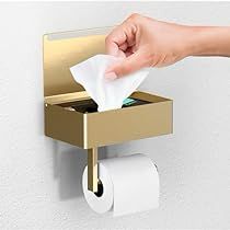 Gold Toilet Paper Holder, Toilet Paper Holder With Shelf, Gold Toilet, Toilet Paper Holder Wall Mount, Wipes Holder, Wipe Holder, Toilet Paper Holder Wall, Flushable Wipes, Wipes Dispenser