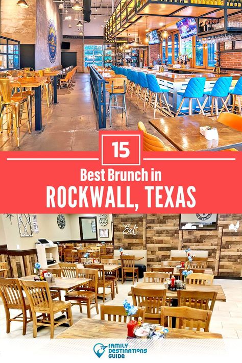 Texas Breakfast, Rockwall Texas, Texas Restaurant, Brunch Places, Cozy Restaurant, Cheap Things To Do, Romantic Things To Do, Weekend Activities, Family Destinations